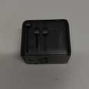 Universal Travel Adapter, International Travel Plug Adapter with 3 USB-C  2 USB-A Ports 70W, All in One Portable Socket, for USA, UK, EU, AU  224+ Countries (Black)