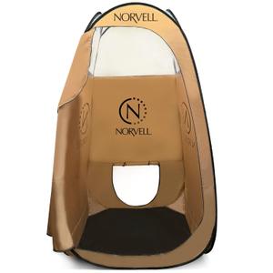Norvell XL Portable Spray Tan Tent - Extra Large Pop Up Tent for Professional Tanning - Mobile Spray Room with Carrying Bag and Easy Clean Floor - Sunless Self Tanning Booth