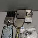 Veise VE017G Wi-Fi Keyless Entry Door Lock, App Remote & Voice Control, Fingerprint Smart Locks for Front Door, Touchscreen Electronic Keypad Deadbolt, Auto Lock, Emergency Power Port, Satin Nickel