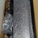 Wsays 2x14 and 2x17 inch Front & Rear Amber White Windshield LED Strobe Light Bar Compatible with Construction Snow Plow Vehicles Tow Trucks