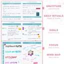 Undated 12 Month Planner Hardcover (5.5x8.5") - Weekly & Monthly Academic Life Organizer, Productivity Journal, Thick Paper, Sticker, Bookmark, Pen Loop(Pink)