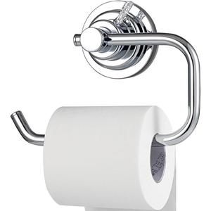 BOPai Modern Vacuum Suction Cup Toilet Paper Holder,Removable Bracket for Bathroom Kitchen.Chrome