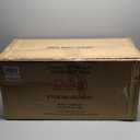 Puleo International 6ft Pre-Lit Potted Flocked Arctic Fir Pencil Christmas Tree with 120 Warm White Lights, 1325 Realistic Dense Snow Flocked Branch Tips, Easy Setup Artificial Trees with Sturdy Stand