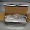 Electric Hand mixer - 7 Adjustable Speed 180W Handheld Mixer Electric Whisk with 5 Stainless Steel Accessories, Turbo Boost/Self-Control Speed + Eject Button Food Beater for Cakes Eggs (Off white)