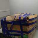 Rolanstar Corner Desk, 44.5" W x 34.5" H Carbon Fiber Computer Desk with Power Outlets, LED Lights and Keyboard Tray, Small Office Computer Desk with Monitor Stand for Small Space, Carbon Black