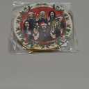 Hail Santa - Heavy Metal Rock Band 2 - Emo Goth Rockstar - Christmas Ornaments - Christmas Decorations - 3.6 in Acrylic - Funny Gag Gifts - White Elephant - Stocking Stuffers Pack of 2