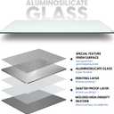 Pulsar Gaming Gears Superglide Pad v3 Type-S – Alumino-Silicate Glass Gaming Mouse Pad, Soft R-Edge, Anti-Slip Silicone Base 490mmx420mm (XL, White)