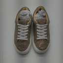 Betsey Johnson Women's Sidny Sneaker (7, Light Gold)