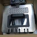 Alpha Living Electric Deep Fryer  4.5L Deep Fryer with Basket with 2-Quart and 4-Quart Baskets  High-Grade Stainless Steel  Temperature Control and Timer  Ideal for Fried Chicken, Fries