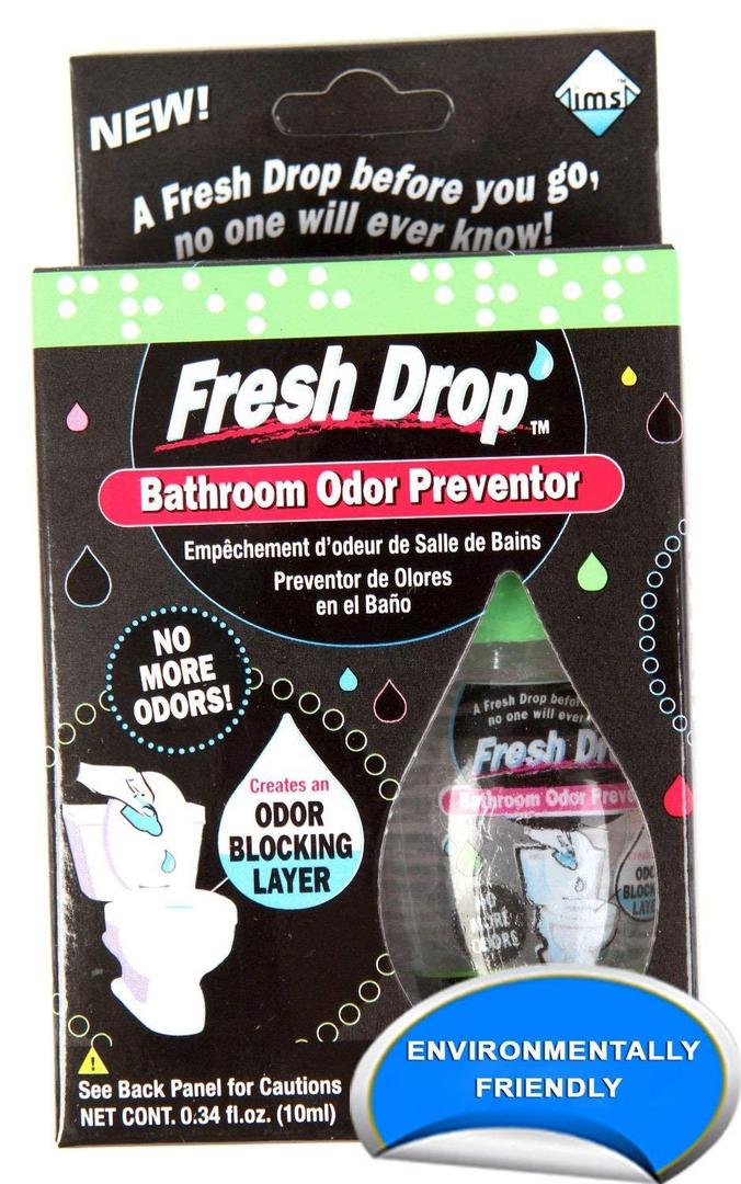 Fresh Drop Bathroom Odor Preventor. 3 Pack