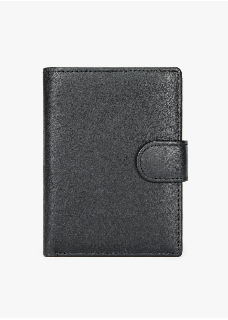 Vintage Wallet Men 13 Card Holder With Coin Pocket Slim Wallet Bifold Wallet Men With RFID Blocking Genuine Leather Black