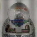 Musical Rotating Santa Claus Flying Over Village,Automatic Snowfall,Train, Christmas Snow Globe Music Box Gifts, for Women Wife Mom Girlfriend Daughter, Xmas Present,Plays 48 Classic Christmas Carols