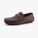 JABASIC Kids Penny Loafer Casual Slip-On Moccasin Flats Boys Dress Shoes, Size 3