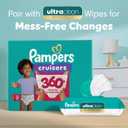 Pampers Diapers - Cruisers 360 - Size 5, 128 Count, Babyproof up to 100% Leakproof Pull-On Diaper