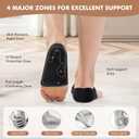 Plantar Fasciitis Relief & Arch Support Heel Cups - 2-in-1 Heel-to-Arch Support for Heel Spurs, Achilles Tendon & Foot Pain Relief for Women/Men