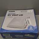 RVGUARD 2 Pack RV Roof Vent Cover 14 Inch, RV Vent Covers for Roof, Universal Replacement RV Vent Lid White, Compatible with Ventline (Pre-2008) & Elixir Vents (Since 1994)