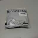 RUNNING GIRL Sports Bras for Women, Medium-High Impact Running Strappy Sports Bra with Removable Pads (Gray, XL)