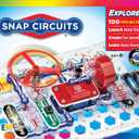 Snap Circuits Jr. SC-100 Electronics Exploration Kit, Over 100 Projects, Full Color Project Manual, 28 Parts, STEM Educational Toy for Kids 8 +