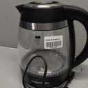 Chefman Electric Kettle, 1.8L 1500W, Hot Water Boiler, Removable Lid for Easy Cleaning, Auto Shut Off, Boil-Dry Protection, Stainless Steel Filter, BPA Free, Borosilicate Glass Electric Tea Kettle