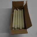 Homemory Real Wax LED Flameless Taper Candles with Remote Timer, 9.6 Inches Ivory Fake Candlesticks, Dripless Battery Operated Window Candle with 3D Flickering Flame for Fireplace Xmas Halloween