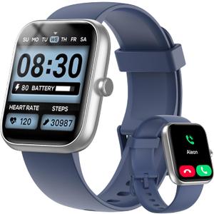 Smart Watch for Women Men with Bluetooth Call, Alexa Built-in Smartwatch, 1.83"DIY Dial Fitness Watch with Sleep Heart Rate Monitor, 110+ Sport Modes, IP68 Waterproof Watch Compatible with Android iOS