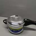 Universal (4.75 Quart / 4.5 Liter) Anti-Rust Ultra Pressure Cooker, Aluminum Pressure Cooker for 5 Servings, Even Heat Distribution, Diameter 9.4 inches, Height 8 inches