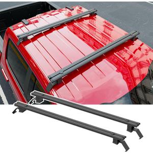 Roof Rack Cross Bar Compatible with 2021-2026 Ford F150 Crossbar Roof Rail Aluminum Luggage Carrier Replacement for 2021-2026 Ford F-150 Accessories