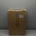 Carry On Luggage 22x14x9 Airline Approved, FLO5 Expandable Polycarbonate Suitcase with Front Pocket (FX-Core, Black, 20 Inch)