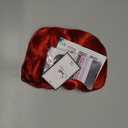 Baruisi Short Curly Red Wigs for Women Synthetic Natural Wavy Red Costume Cosplay Party Wig with Wig Cap