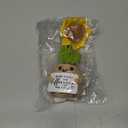 Tiny Detalles Mini Positive Crochet Sunflower Mothers Day for Mom, Cute Birthday Gifts for Women, Thank You Gifts for Teacher, Coworker, Friends and Sunflower Decor