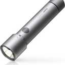 HOTO LED Flashlight High Lumens, Rechargeable Tactical Flashlight Super Bright, IP68 Waterproof Flash Light with Clip, 5 Modes Handheld Flashlights for Emergency, Outdoor, Camping