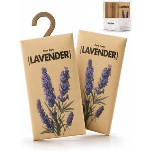 12 Packs Lavender Potpourri Scented Sachets for Closet & DrawerDeodorizer for Stagnant AirLong Lasting Hanging Paper Air Fresheners and Odor Eliminator for Clothes