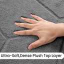 Sour Lemon Fluffy 8x10 Area Rugs for Living Room, Soft Bedroom Carpet with Non-Slip Backing, Machine Washable