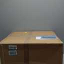 Amazon Basics Large Cat Litter Box with High Sides, Top Entry, Includes Scoop, 20.5 x 14.75 x 14.38 inches, Grey