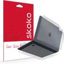 skoko 2024 2025 Easy Intall Version Skin Protector Matte Transparent Film Compatible with MacBook Air 13 inch M2 / M3 / M4 2022-2025, Top, Bottom, Palmrest & Trackpad, Similar to TPU Screen Protector