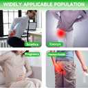 Fxznacbh Travel Cushion Airplane Seat, Portable Airplane Seat Cushion for Long Flights,36 Bubbles Pressure Relief Inflatable seat Cushion for Air Travel