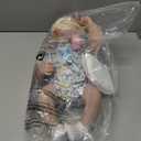 SCOM 20-Inch Reborn Baby Doll - Lifelike Silicone Baby Girl with Full Soft Vinyl Body, Washable & Poseable, 7-Piece Accessory Set - Safe Gift for Kids Ages 3+, Birthday/Christmas