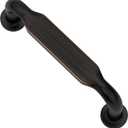 Alzassbg 10 Pack Oil Rubbed Bronze Cabinet Handles, 3 Inch(76mm) Hole Centers Arch Modern Cabinet Pulls Kitchen Cabinets Hardware for Cabinets and Drawers AL3503ORB