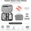 Skyreat Mini 4K/2 SE Drone Case, Portable Leather PU Case with Shoulder Strap, Handle and Propeller Holders