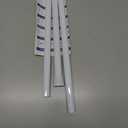 White Tension Curtain Rod for Windows 28 to 48 Inch,7/8"Small Shower Curtain Rod for Bathroom, Pressure Spring Tension Curtain Rod No Drilling for Closet Doorway Kitchen (White, Pack of 1)