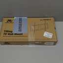 Mounting Dream TV Wall Mount for Most 37-75 Inch TVs, Universal Tilt TV Mount Fit 16", 18", 24" Stud with Loading Capacity 132lbs, Max Vesa 600 x 400mm, Low Profile Flat Wall Mount TV Bracket (Black)