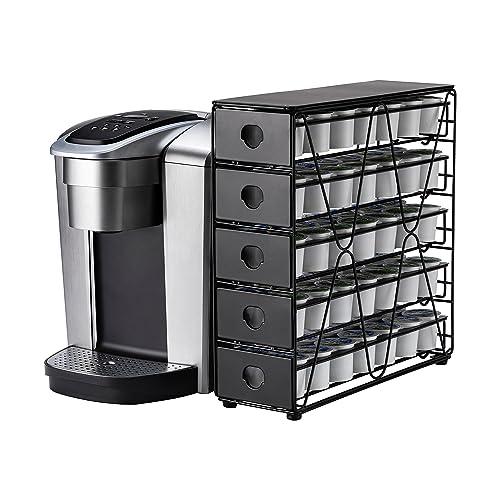 FlagShip K Cup Organizer for Keurig Pod Drawer Large Mullti Tier Coffee Pod Holder(70 Pods Capacity)