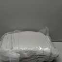 EASELAND Queen Size Down Alternative Comforter - Quilted Duvet Insert for All Seasons, Soft Lightweight with Corner Tabs, Summer Winter Warm Bedding, White 8888 Inches