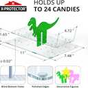 X-Protector Cakepop Stand - Unique Cake Pop Holder with 3 Figures - Clear Cakepop Stand Display for 24 Cake Pops - Premium Lollipop Holder - Acrylic Cake Pop Holder Stand - Ideal Candy Holder!