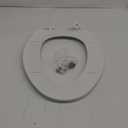 BEMIS 170 000 Toilet Seat, ELONGATED, Plastic, White