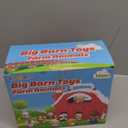 Farm Animals Big Barn Toy for 1 2 3 Year Old, Toddler Educational Montessori Toys, Farm Pretend Playset with Barn & Farmer, Christmas Birthday Easter Gift for Toddler Baby Boys Girls 1-3 Years