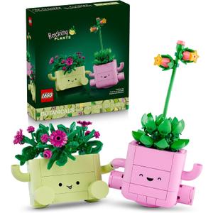 LEGO Botanicals Rocking Plants - Building Toy for Kids, Girls & Boys, Ages 9+ - Decor for Dorm Desk or Shelf - Housewarming Gift Ideas - 11506
