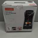 Warriors1 Single Serve Coffee Maker for Keurig K Cup, Espresso Machine for Nespresso Original, Dolce Gusto Pods, Ground Coffee, Cappuccino & Latte Coffee Machine, 20 Bar Espresso Maker, 3 Brew Sizes