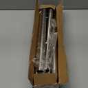 STARLATTA Shower Curtain Rod, 31-80 Inches Adjustable Tension Rod, 1-Inch Diameter Heavy Duty Rustproof Stainless Steel, No-Drill Spring Rod for Bathroom, Kitchen and Closet, Silver