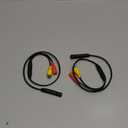 OTOTEC 2PCS Rear View Camera Adapter Cable 4-Pin Male to CVBS RCA Female Video Wiring Loom Cable Length 55.5cm Camera Signal Harness